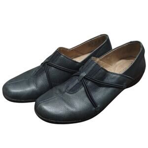 Naturalizer Women Size 8.5 Natania Casual Slip-On Loafer Navy Blue Leather Upper